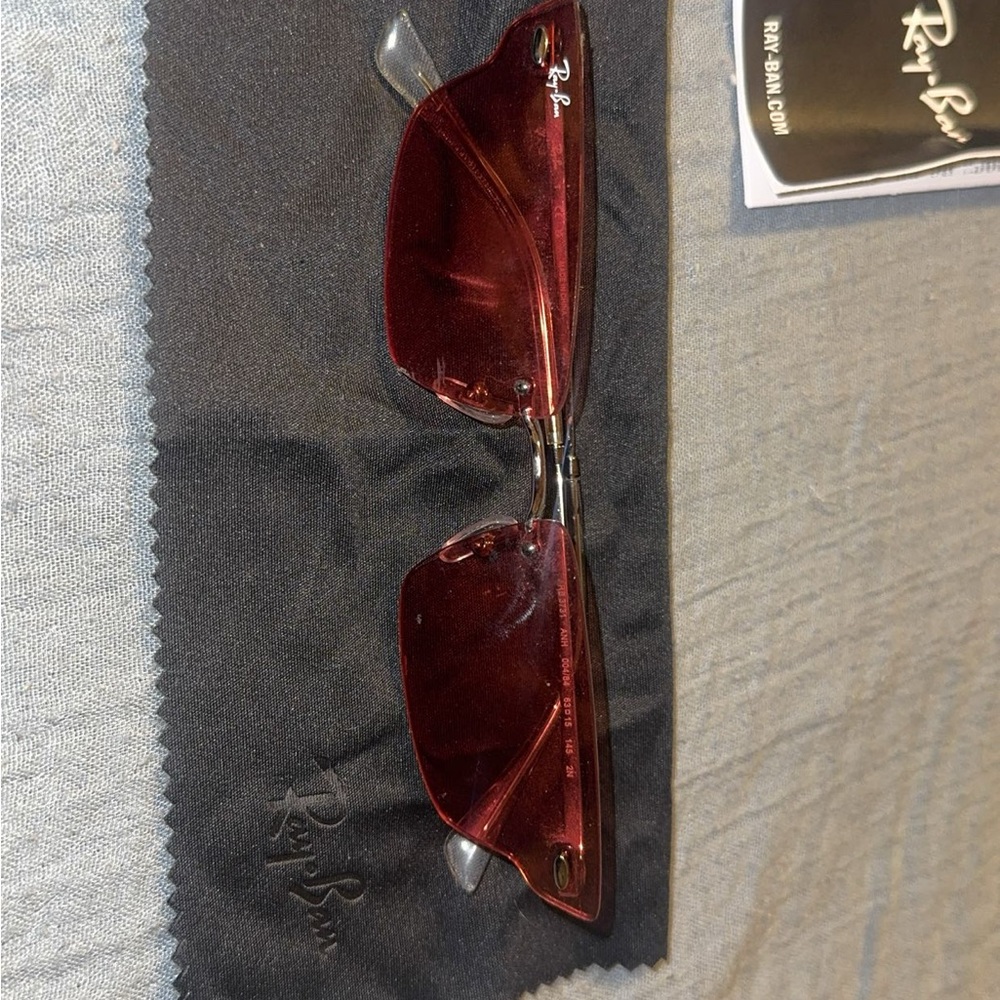 Ray-Ban Burgundy Sunglasses
